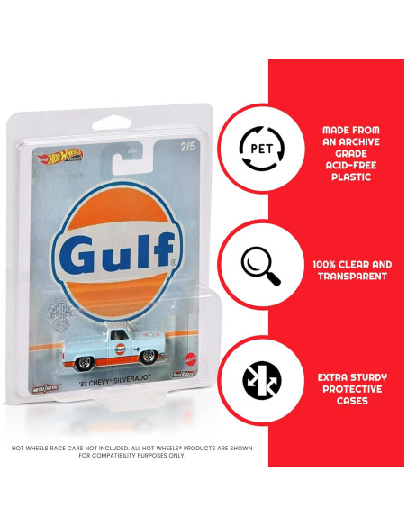 Funda Protectora Hot Wheels EVORETRO 0.60MM Paquete de 19 Funda Protectora Hot Wheels EVORETRO 0.60MM Paquete de 19