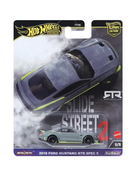 Conjunto Hot Wheels Car Culture 2024 Slide Street 2 - 5 Vehículos Diecast