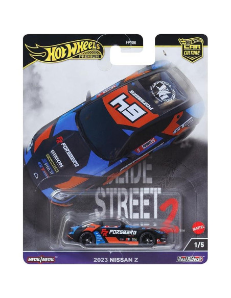 Conjunto Hot Wheels Car Culture 2024 Slide Street 2 - 5 Vehículos Diecast