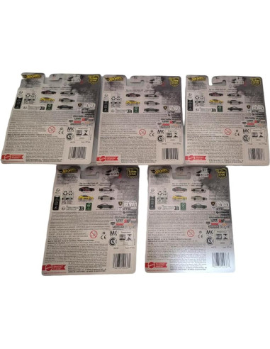 Conjunto Hot Wheels Car Culture 2024 Slide Street 2 - 5 Vehículos Diecast