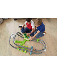 Set de Pista Circuito Lite Mario Kart Hot Wheels 9x59x38cm 2