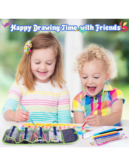 Set de Marcadores de Dinosaurios Purtarly 48PCS para Niños