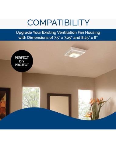 Cubierta de rejilla altavoz Bluetooth Broan FG800SPK LED