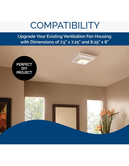 Cubierta de rejilla altavoz Bluetooth Broan FG800SPK LED