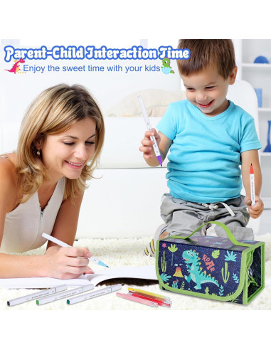 Set de Marcadores de Dinosaurios Purtarly 48PCS para Niños