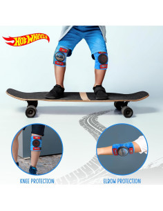 Protectores de Codos y Rodillas Voyager Hot Wheels 3+ 2
