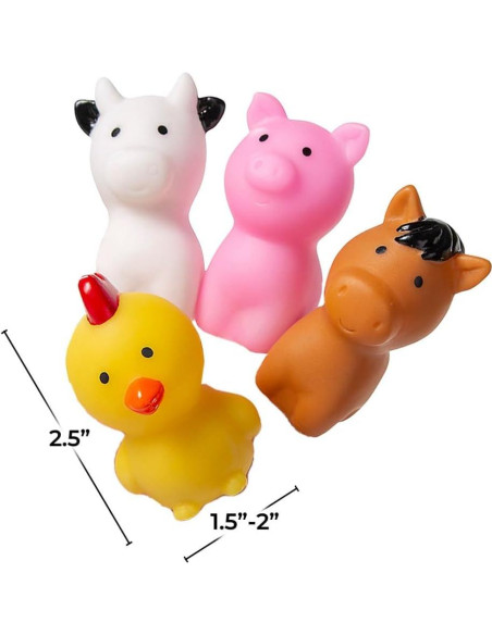 Títeres de Dedos Animales de Granja Fun Express 12 Piezas Títeres de Dedos Animales de Granja Fun Express 12 Piezas