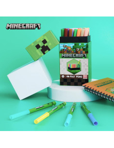 Lápices de Colorear Minecraft 48 Piezas No Tóxicos 2