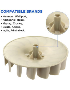 Rueda de Soplador FreeCat 694089 para Secadoras 21,91 cm 2