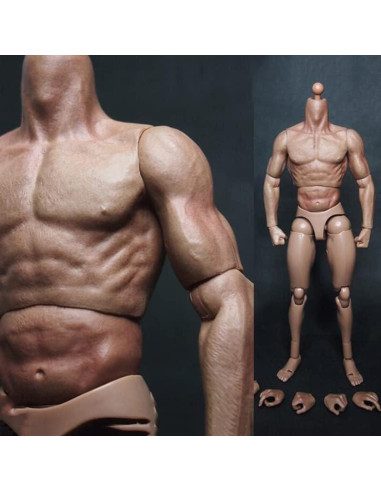 Cuerpo de Figura de Acción Masculina 1:6 Genérico Flexible