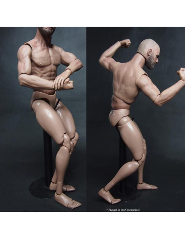 Cuerpo de Figura de Acción Masculina 1:6 Genérico Flexible