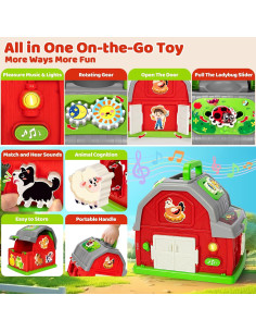 Juguete Musical de Granja Montessori Aigybobo 20x16cm 2