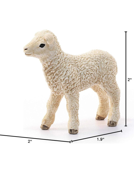Figura de Cordero Schleich - Juguete Realista para Niños Figura de Cordero Schleich - Juguete Realista para Niños