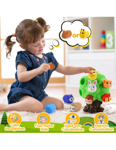 Juguete de Aprendizaje de Animales de Granja SnapGlowz