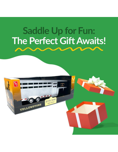 Remolque de Caballos AMT Dutton Ranch 1:20 con Enganche