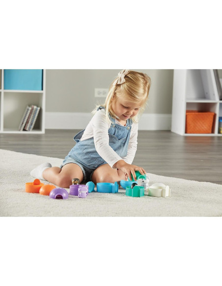 Set de Juguetes Educativos Recursos de Aprendizaje Animales Polares - 15 Piezas