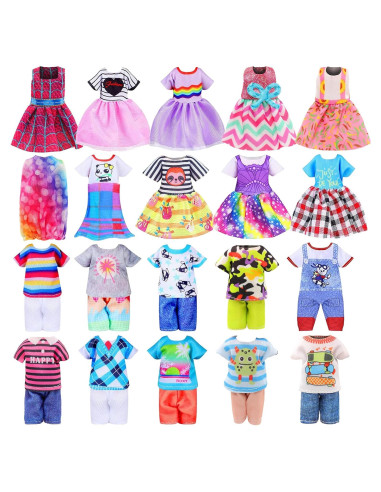 Ropa de Muñeca Joyfun 7 Piezas para Niñas 13.97-15.24 cm