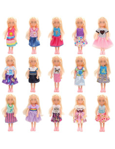 Ropa de Muñeca Joyfun 7 Piezas para Niñas 13.97-15.24 cm 2