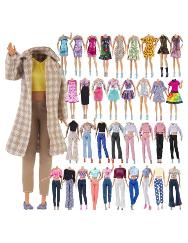 Conjunto Ropa Casual y Zapatos para Muñeca E-TING 11.5"