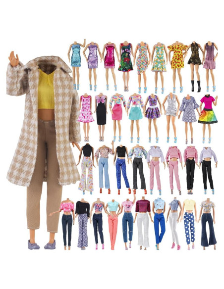 Conjunto Ropa Casual y Zapatos para Muñeca E-TING 11.5"