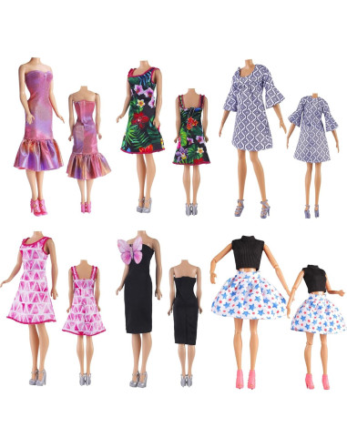 Conjunto Ropa Casual y Zapatos para Muñeca E-TING 11.5"