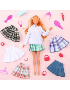 Conjunto de Ropa de Muñeca Bencailor 6 Piezas 30 cm 2