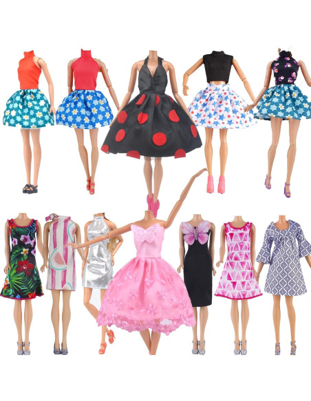 Conjunto Ropa Casual y Zapatos para Muñeca E-TING 11.5"