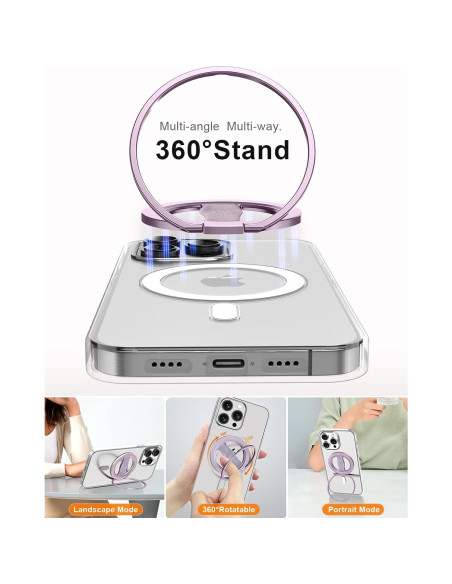 Soporte para Teléfono EWA MagOne 3ra Gen Magnético Púrpura