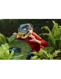 Máscara T-Rex Rage 'N Roar Mattel con ojos LED y sonidos 2