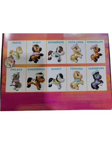 Figuras Mini Ponies Spirit Sin Domar - Caja Completa 12 Unidades