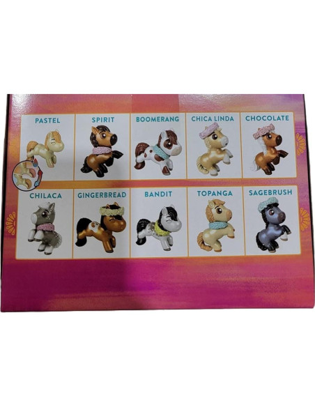 Figuras Mini Ponies Spirit Sin Domar - Caja Completa 12 Unidades