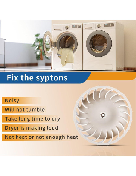 Rueda de Soplador Kookoosmart WP697772 para Secadoras