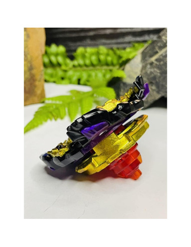 Trompo Giratorio Metalico Methink Edición Limitada Negro Oro