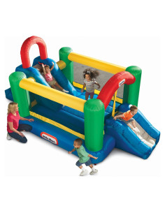 Inflable Little Tikes Salto y Tobogán Doble 426x274x213 cm