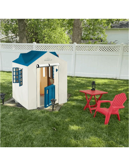 Cubierta Protectora para Casa de Juego INWILD Azul 109x89x122 cm