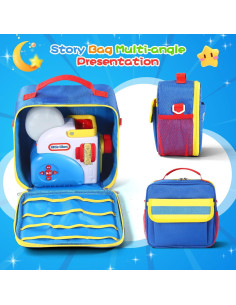 Estuche de Almacenamiento OUKNAK para Little Tikes Azul 2