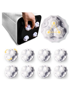 Ruedas Giratorias Autoadhesivas 360 8 Pcs para Muebles