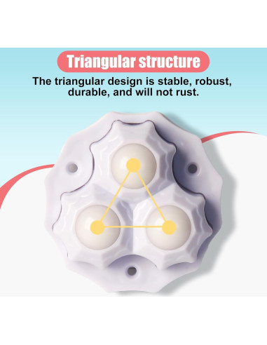 Ruedas Giratorias Autoadhesivas 360 8 Pcs para Muebles