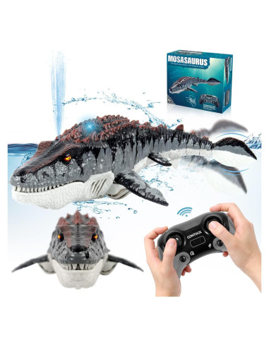 Juguete Acuático RC Mosasaurus Mejorado 19.6x19.4cm