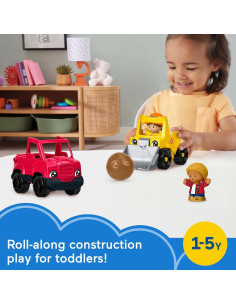 Set de Vehículo y Figuras Fisher-Price Little People 5 Piezas 2