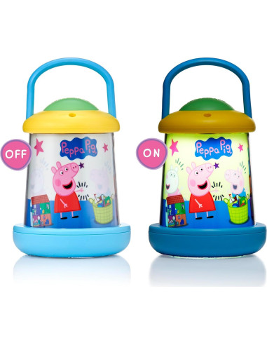 Linterna Reveladora de Luz Peppa Pig 16cm con Apagado Automático
