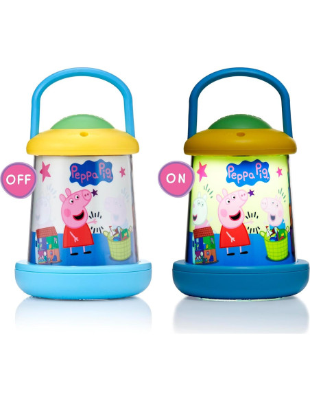 Linterna Reveladora de Luz Peppa Pig 16cm con Apagado Automático