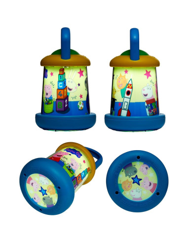 Linterna Reveladora de Luz Peppa Pig 16cm con Apagado Automático