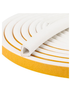 Sello de Puerta de Goma Amzjjle 6.4oz Aislamiento Acústico Blanco