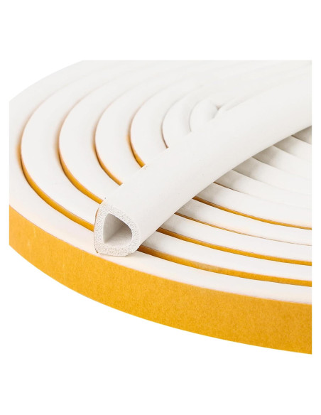 Sello de Puerta de Goma Amzjjle 6.4oz Aislamiento Acústico Blanco