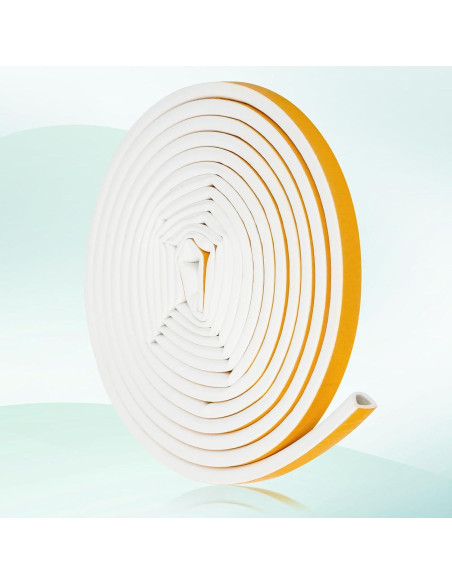 Sello de Puerta de Goma Amzjjle 6.4oz Aislamiento Acústico Blanco