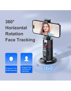 Soporte para teléfono con seguimiento facial automático Green House GH-USTTB-BK 2