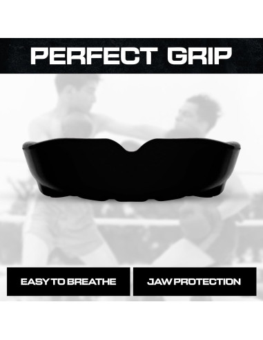 Protector Bucal Deportivo BSF IMPEX Negro para Boxeo y MMA