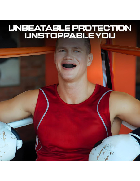Protector Bucal Deportivo BSF IMPEX Negro para Boxeo y MMA