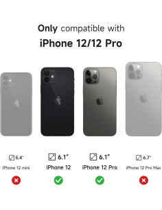 Funda SURITCH para iPhone 12/12 Pro con Soporte y Cubierta Magnética 2